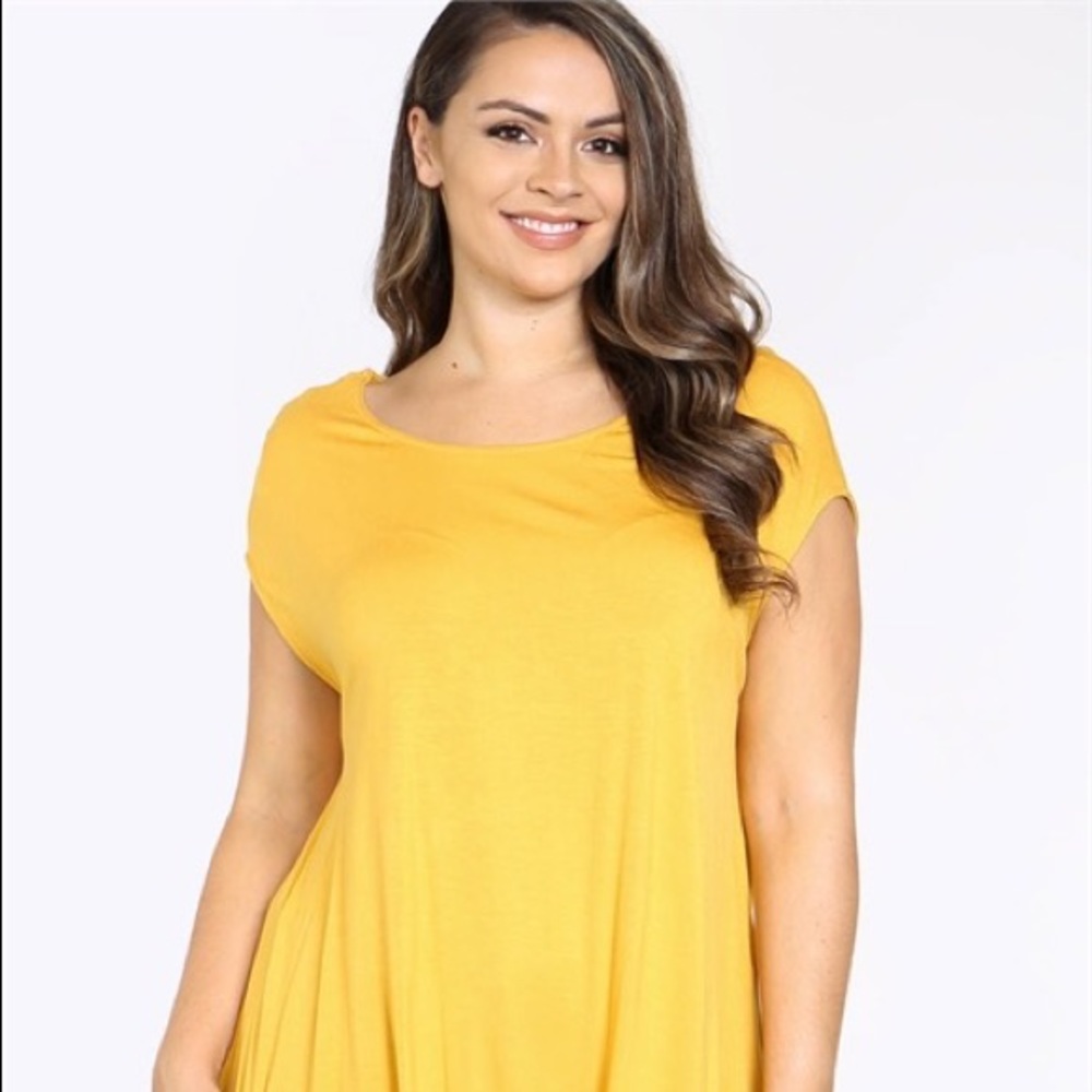 New Junior's Boutique Cute Mustard yellow top